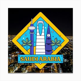 Saudi Arabia Canvas Print