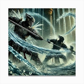 Cascade Sovereignty Hydroknights Water Combat Canvas Print