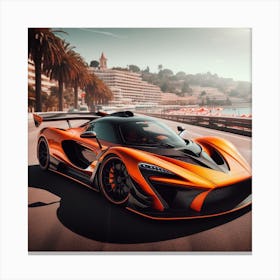 Mclaren P1 orange Canvas Print