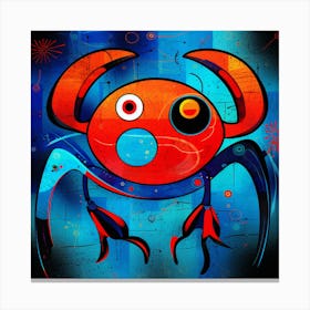 Crab Abstract 2 Canvas Print