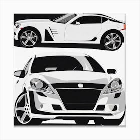 Two Sports Cars Canvas Print