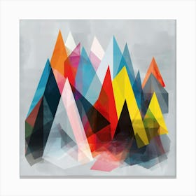 Abstract Mountains 10 Canvas Print