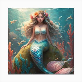 Mermaid 14 Canvas Print