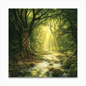 Celtic Tree Canvas Print