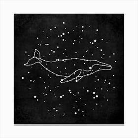 Whale Constellation Canvas Print