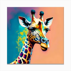 Giraffe No.1 Canvas Print