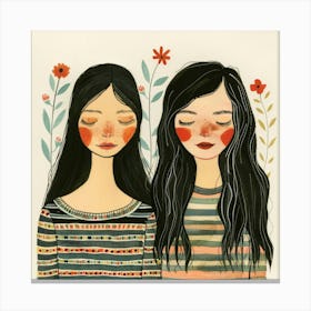 Two Friends 1 Canvas Print