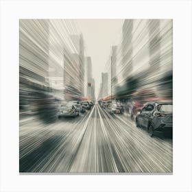 City Traffic - Canvas Print