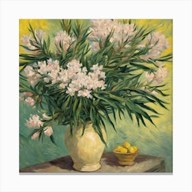 Oleanders, Vincent Van Gogh Art Print Canvas Print