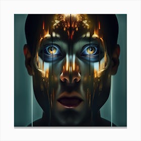 Face Of The Future Canvas Print