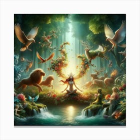 Fairy Forest 14 Canvas Print