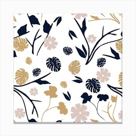 Floral Print Canvas Print