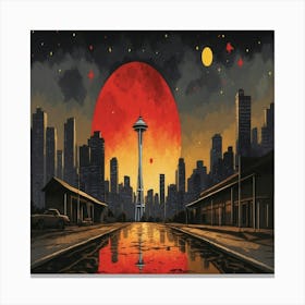 Seattle Skyline Canvas Print