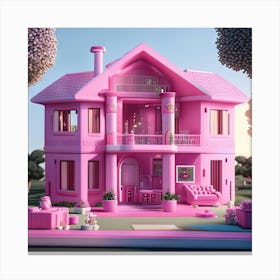 Barbie Dream House (260) Canvas Print