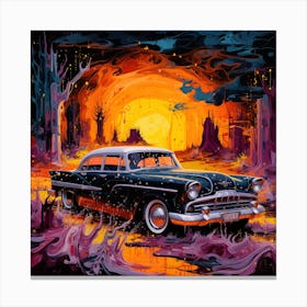 'The Car' Canvas Print