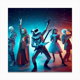 Halloween Costume Party1 Canvas Print