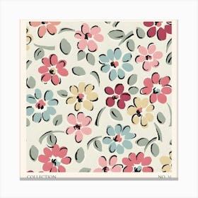 Vintage Florals Canvas Print