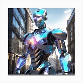 Futuristic Robot 10 Canvas Print