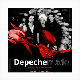 Depeche Mode Rawk 6 Canvas Print