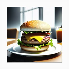 Hamburger Canvas Print