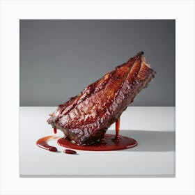 Barbecue Ribs Canvas Print