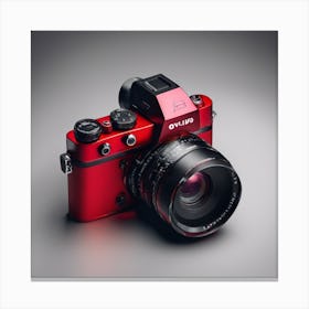 Red Camera 1 Canvas Print