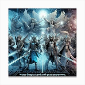 Angels Of The Gods Canvas Print