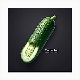 Cucumber Ad Canvas Print