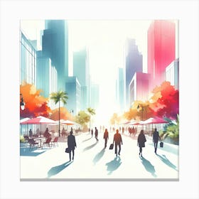 Cityscape 21 Canvas Print