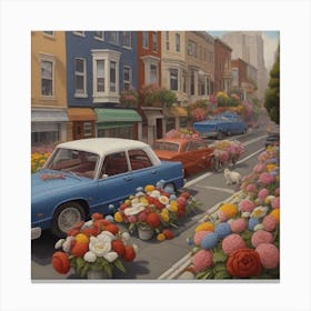 San Francisco Street Scene Canvas Print