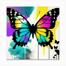 Butterfly Painting 168 Canvas Print