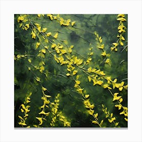 Yellow Leaves Canvas Print