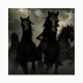 Dark Horses Canvas Print