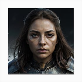 Lena from a war town City Canvas Print