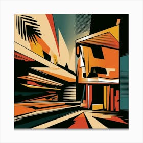 A Captivating Mid Century Modern Illustration Show F4adeqx8raiwje5up2x7yq Ftvf9yijtrgbaa8ur6jjfq Canvas Print