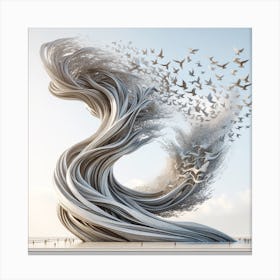 Wind Sculpture Canvas Print