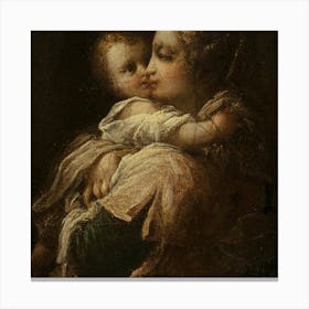 Madonna And Child Canvas Print