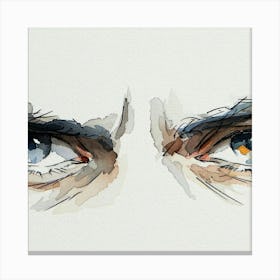 Eyes Of A Man Canvas Print