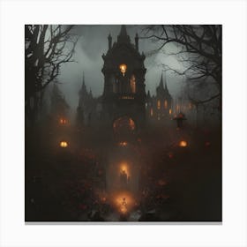 Dark Palace Canvas Print