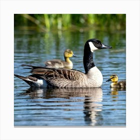 Canadian Geese 10 Canvas Print