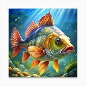 Fish In Water 2 Canvas Print