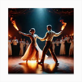Dance Of The Flames Canvas Print