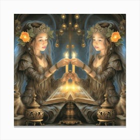 The Joy Of The Witches Canvas Print