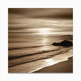 Photograph - California Sunset Canvas Print