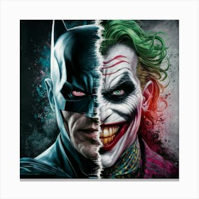 Batman And Joker 6 Canvas Print