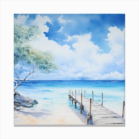 Oceanic Elegance Canvas Print