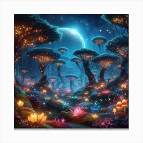 Ethereal Forest Canvas Print