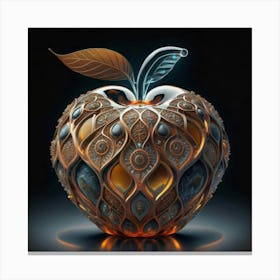 The glass apple an intricate design that adds to its exquisite appeal. 2 Canvas Print