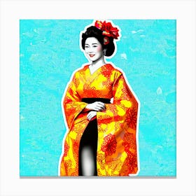 Geisha 9 Canvas Print