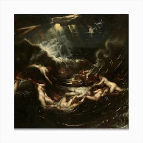 Storm Of The Gods Canvas Print